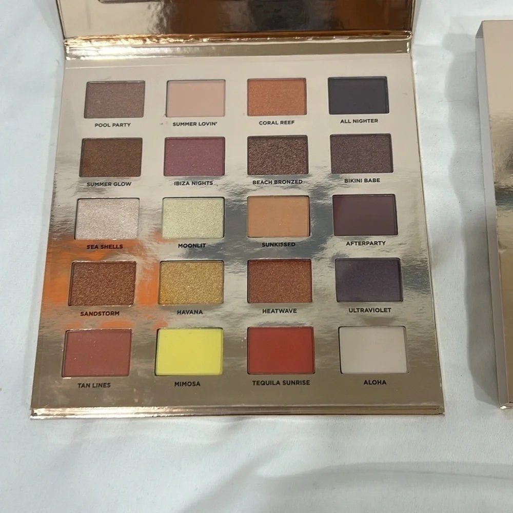 Iconic London sunset to sunrise eyeshadow pallet make up